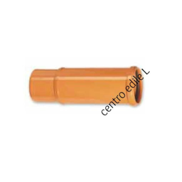 Té pour égout 87° PVC orange avec joint Ø 110 mm